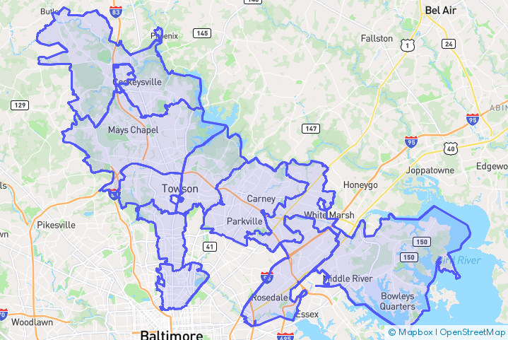 Service Area Map