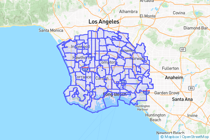 Service Area Map