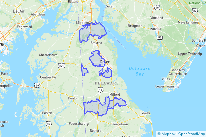 Service Area Map