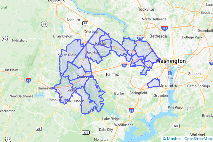 Service Area Map