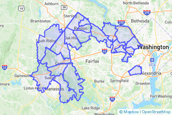 Service Area Map