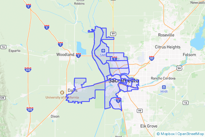 Service Area Map