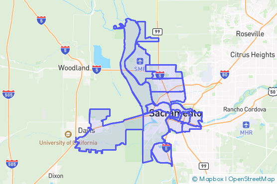 Service Area Map