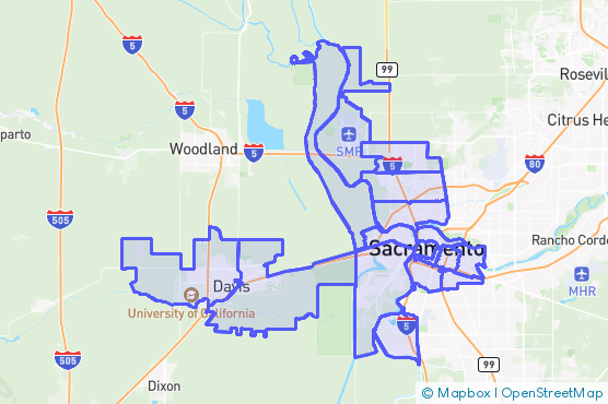 Service Area Map