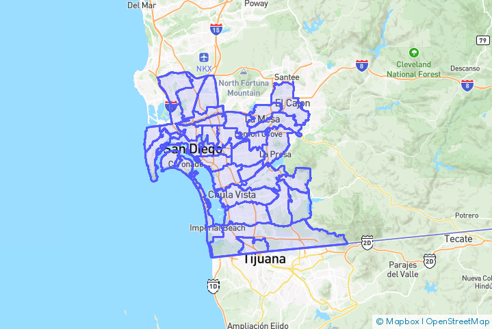 Service Area Map