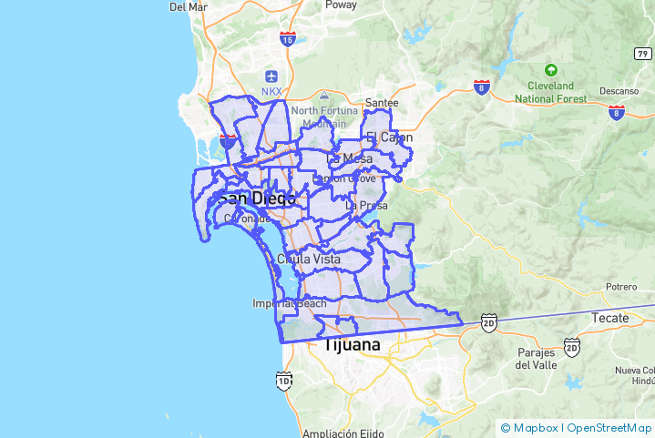 Service Area Map