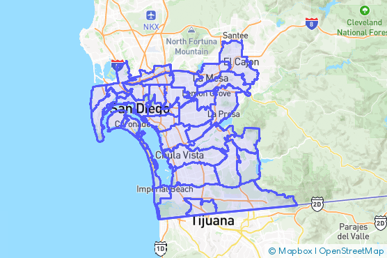Service Area Map