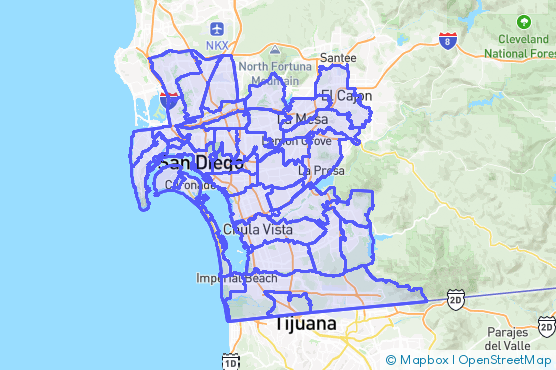 Service Area Map