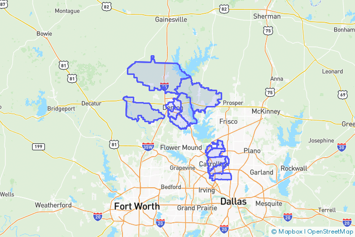Service Area Map