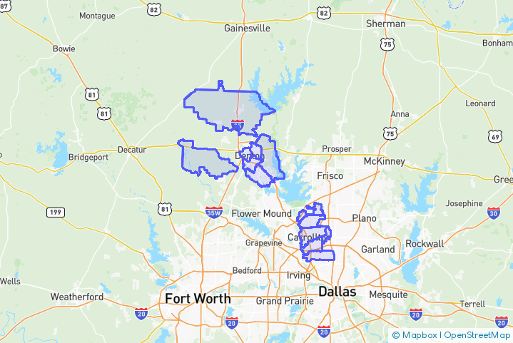 Service Area Map