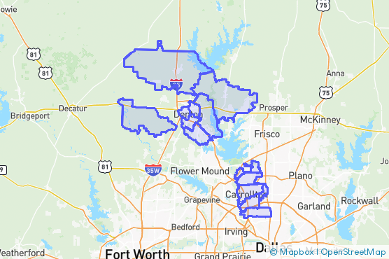 Service Area Map