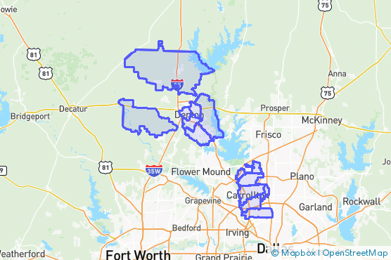 Service Area Map