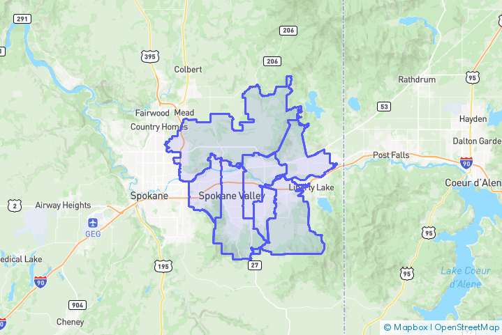 Service Area Map