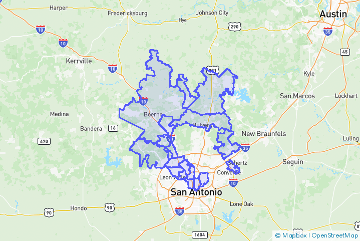 Service Area Map