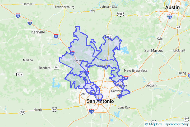 Service Area Map