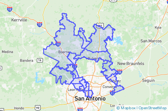 Service Area Map