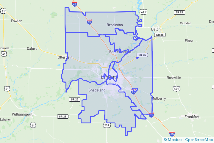 Service Area Map