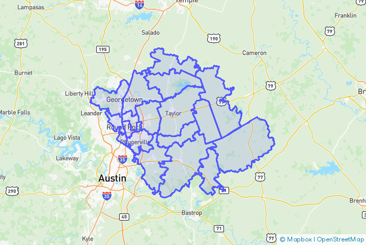 Service Area Map