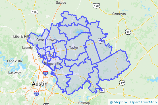 Service Area Map