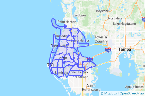 Service Area Map