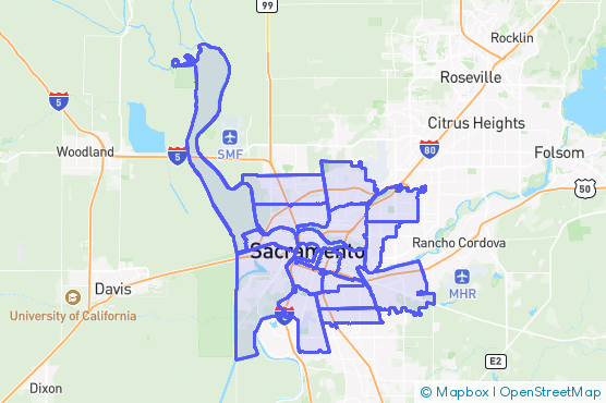 Service Area Map