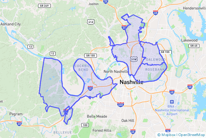 Service Area Map