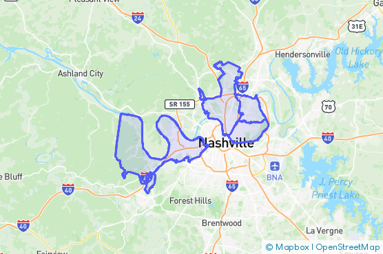 Service Area Map