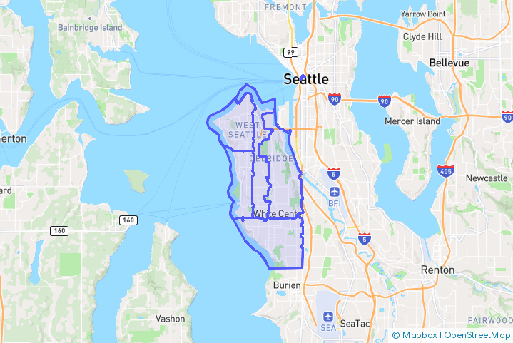 Service Area Map