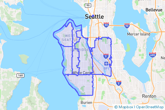 Service Area Map