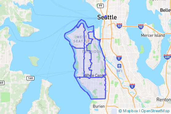 Service Area Map