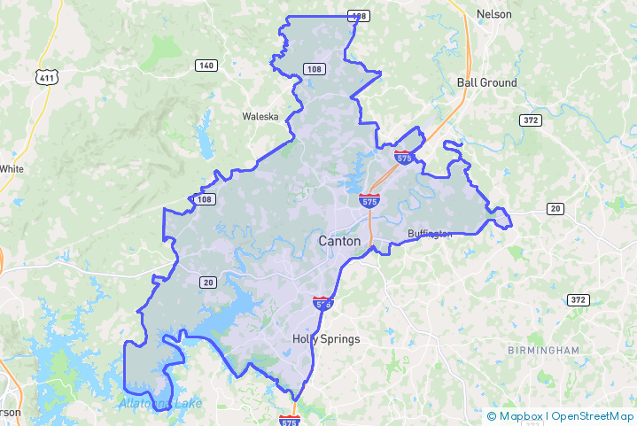Service Area Map