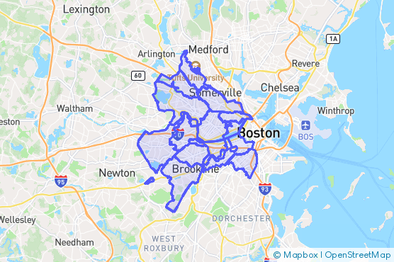 Service Area Map