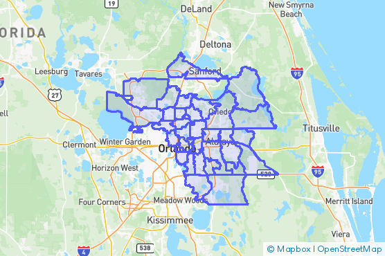 Service Area Map