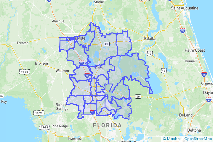 Service Area Map