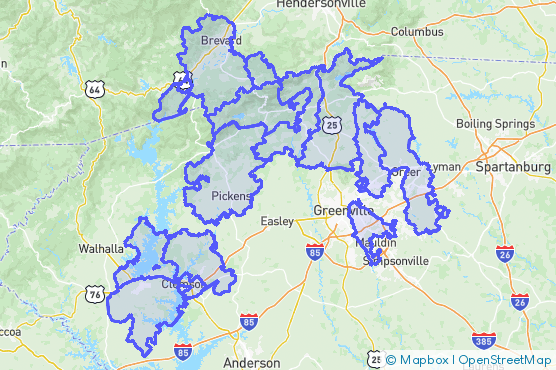 Service Area Map