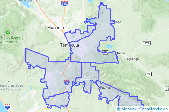 Service Area Map