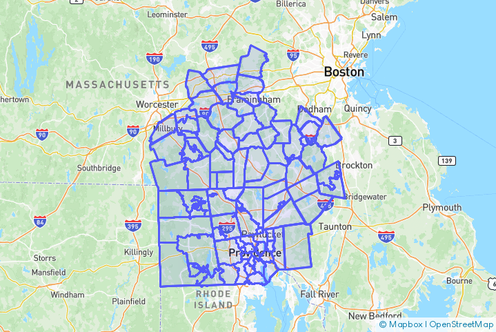 Service Area Map