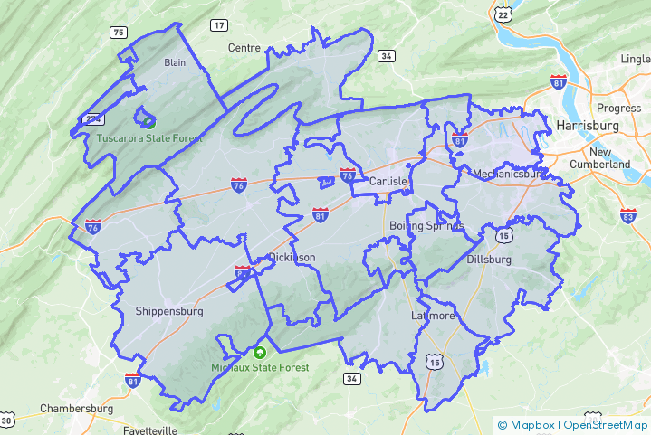 Service Area Map