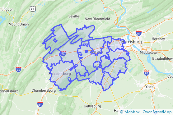 Service Area Map
