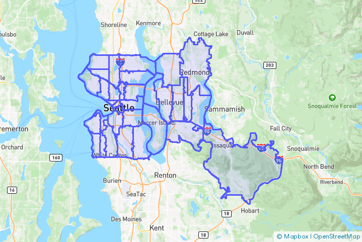 Service Area Map