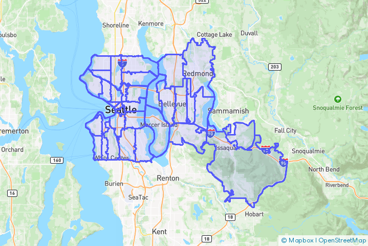 Service Area Map