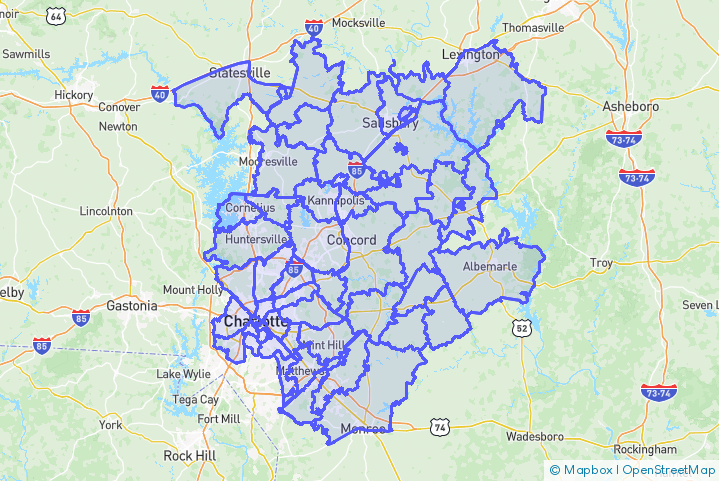 Service Area Map