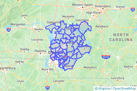 Service Area Map