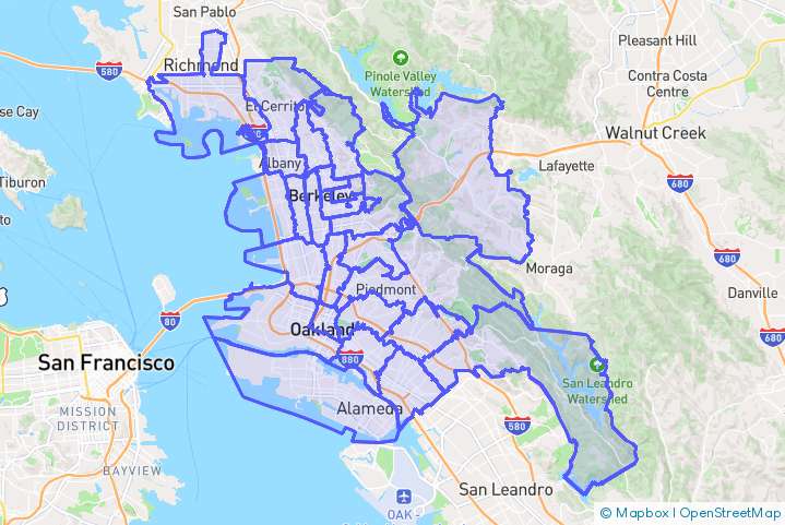 Service Area Map