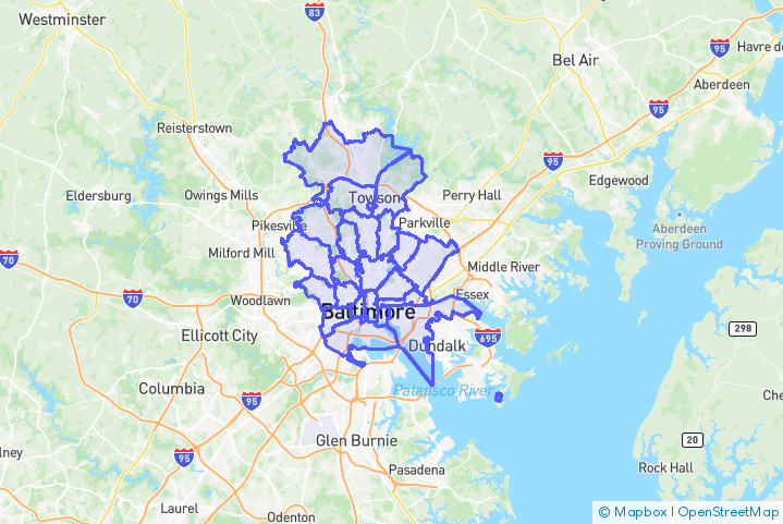 Service Area Map