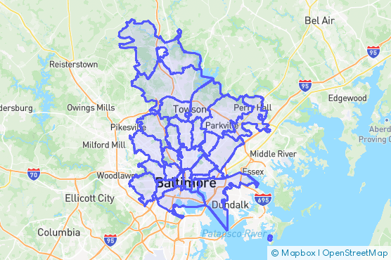 Service Area Map