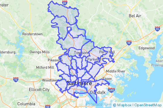 Service Area Map