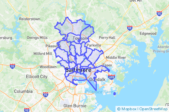 Service Area Map