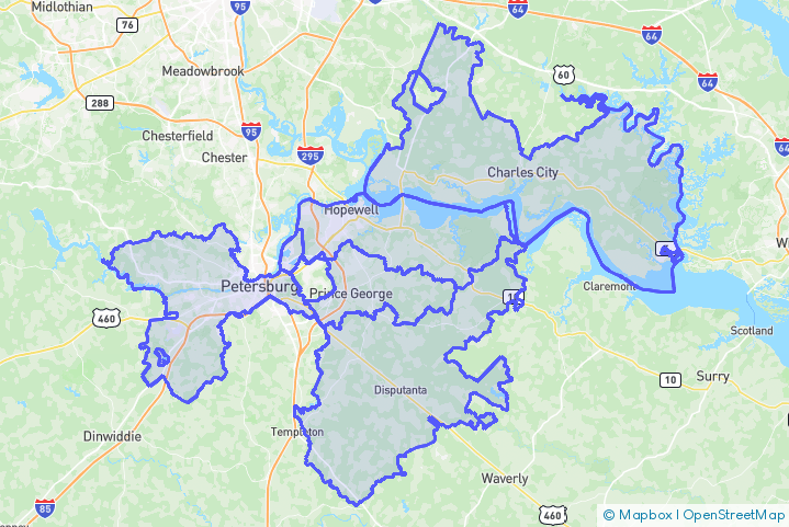 Service Area Map