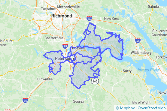 Service Area Map